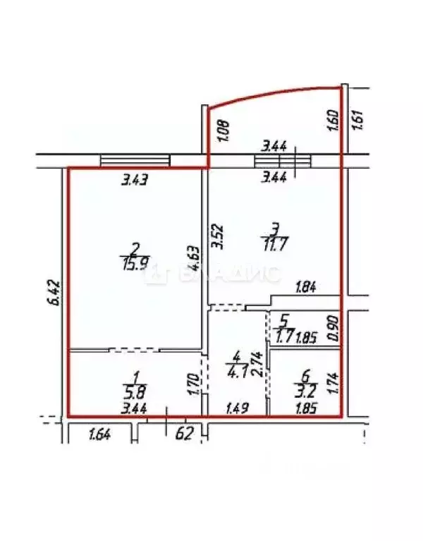1-к кв. Смоленская область, Смоленский муниципальный округ, д. ... - Фото 1