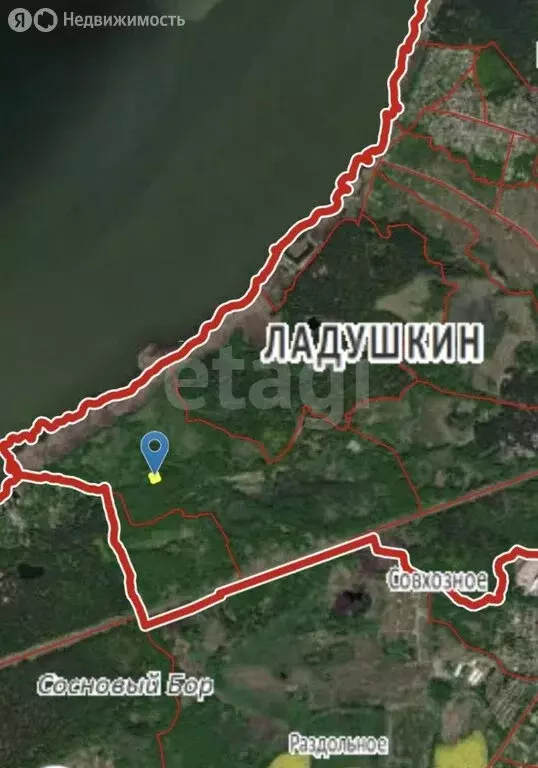 Участок в Калининградская область, Ладушкин (8.4 м) - Фото 0