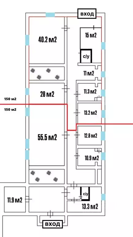 Офис в Крым, Симферополь ул. Кечкеметская, 108 (11 м) - Фото 2