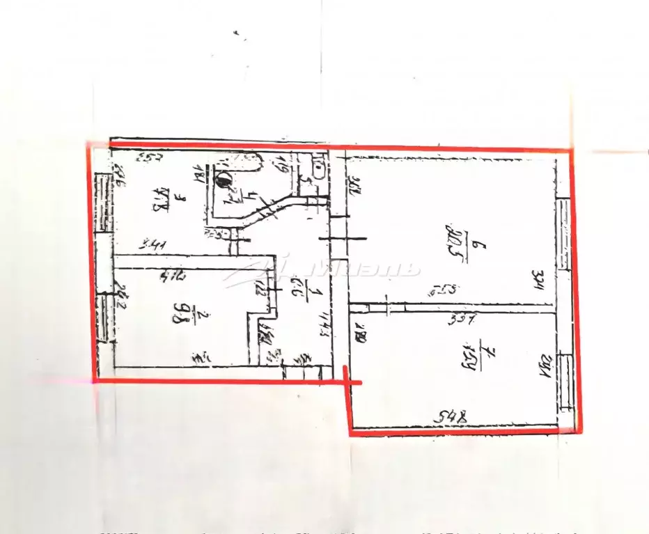 3-к кв. Крым, Симферопольский район, Широковское с/пос, с. Пролетное ... - Фото 2