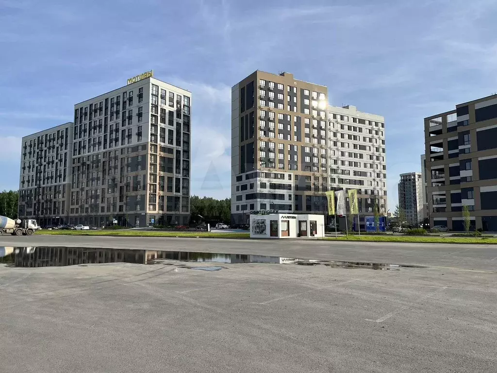 1-к. квартира, 34,1 м, 9/16 эт. - Фото 1