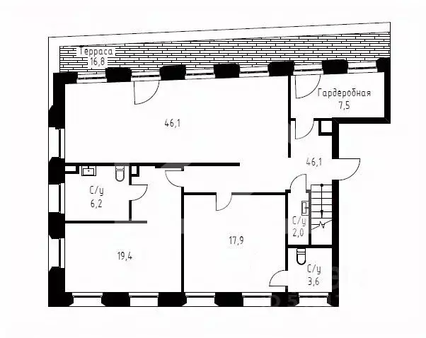 Помещение свободного назначения в Москва Пятницкая ул., 40С1 (116 м) - Фото 2