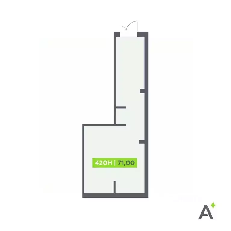 Торговая площадь в Санкт-Петербург ул. Среднерогатская, 11к2 (71 м) - Фото 1