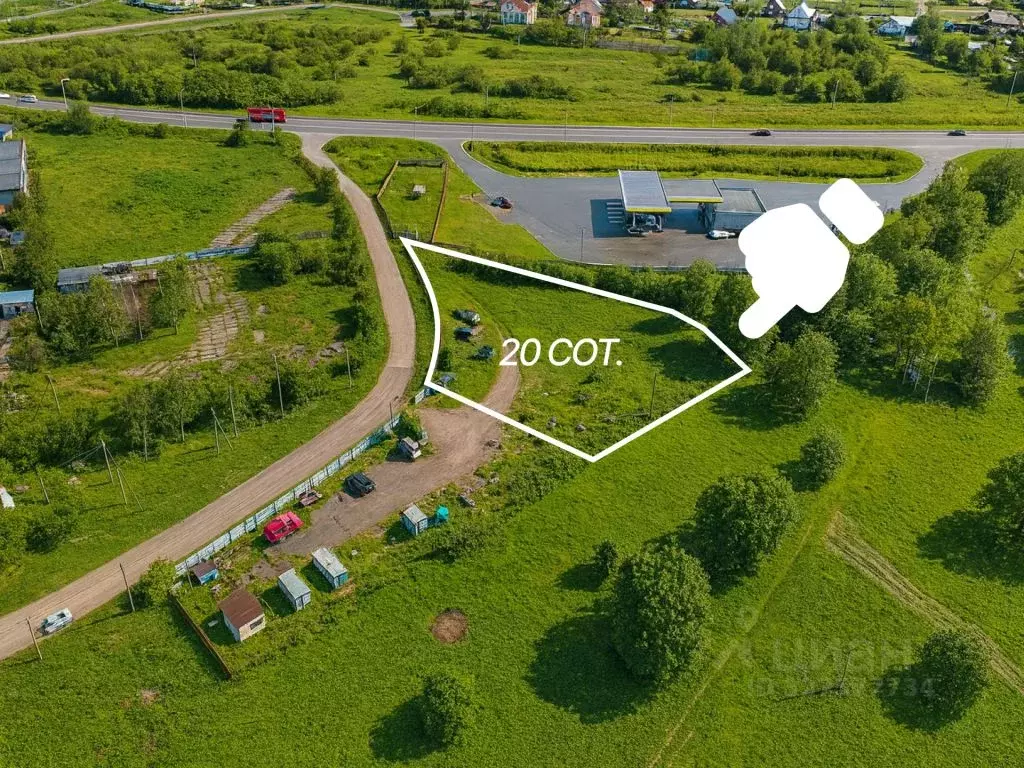 Участок в Московская область, Талдом ул. Кустарная (20.0 сот.) - Фото 1