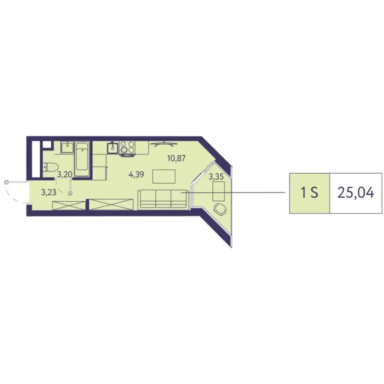 Студия Крым, Ялта муниципальный округ, Виноградное пгт Новая Ливадия ... - Фото 1