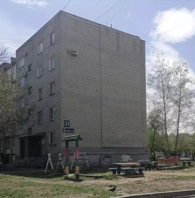 3-к кв. Курганская область, Курган Заозерный жилрайон, 3-й мкр, 31 ... - Фото 0