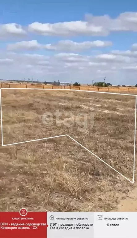 Участок в Крым, Сакский район, Суворовское с/пос, с. Лиманное ул. ... - Фото 1