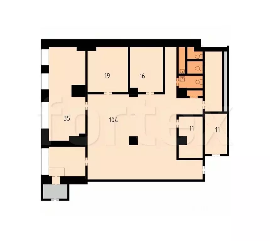 Офис в Москва 2-я Хуторская ул., 38А (255 м) - Фото 1