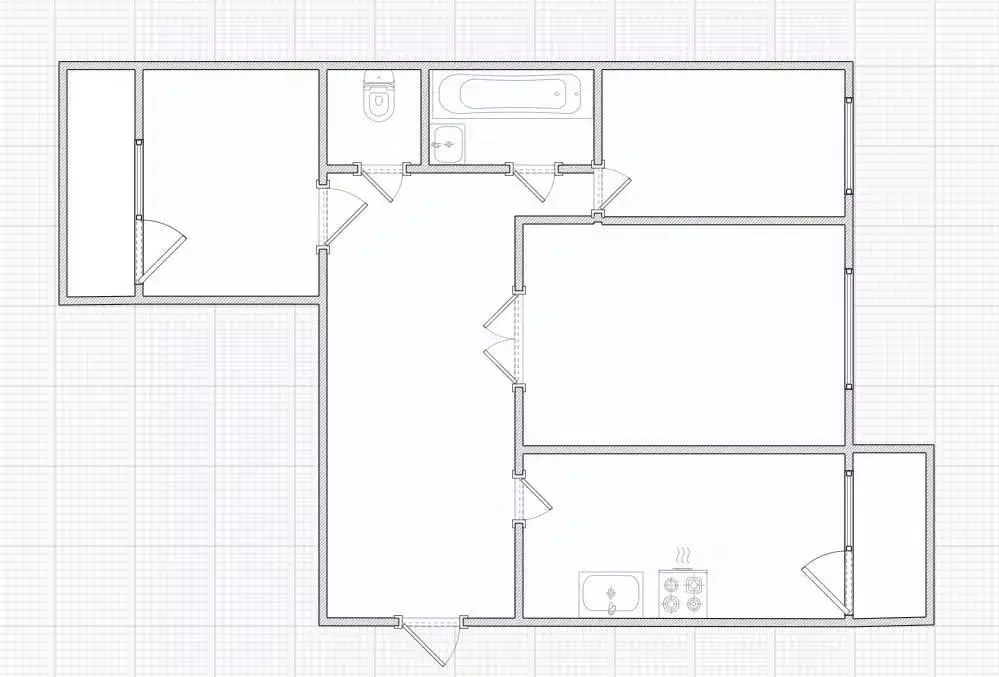 3-к кв. Костромская область, Волгореченск Набережная ул., 44 (68.9 м) - Фото 1