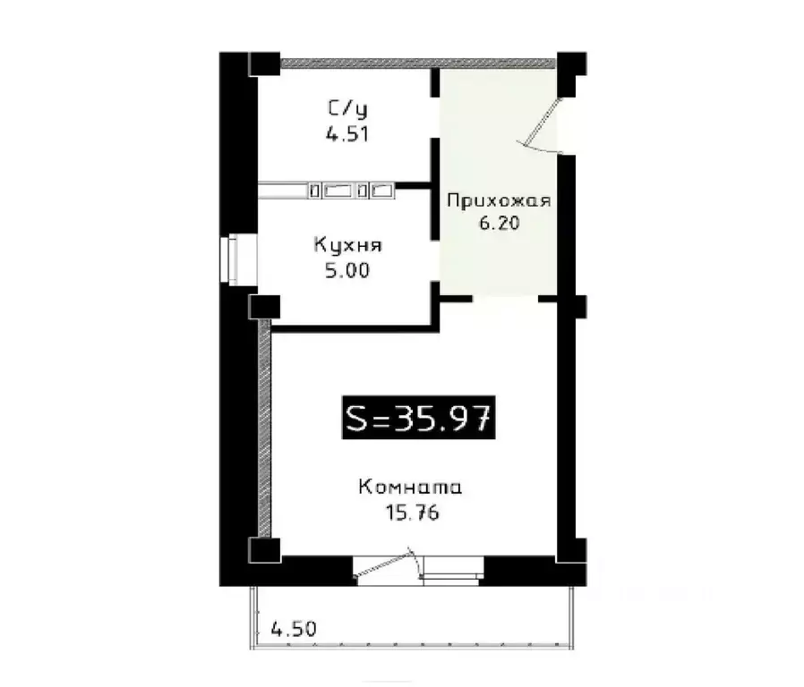 1-к кв. Иркутская область, Иркутск Ленинский округ, Иркут жилой ... - Фото 2