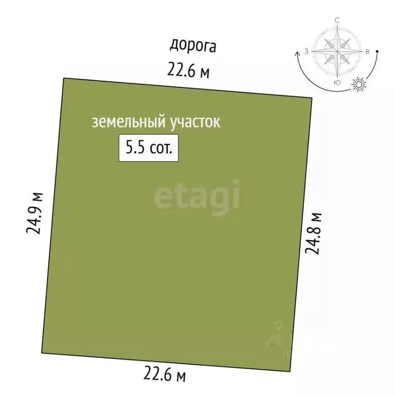 Участок в Ростовская область, Аксайский район, Щепкинское с/пос, пос. ... - Фото 2