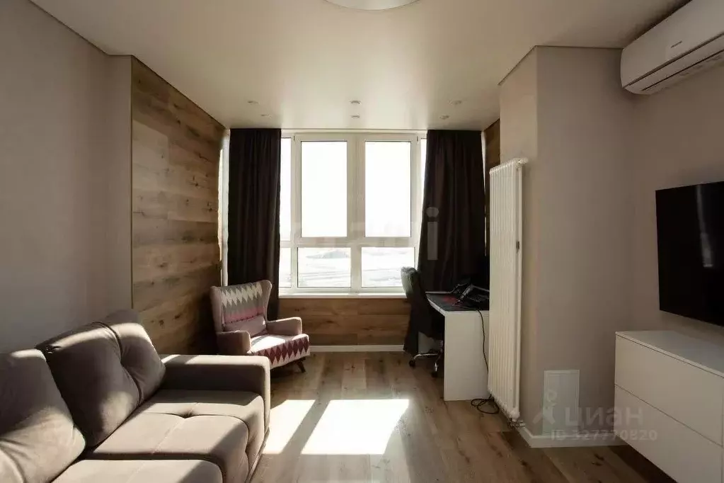 1-к кв. Тюменская область, Тюмень ул. Пожарных и Спасателей, 5к1 (41.5 ... - Фото 1