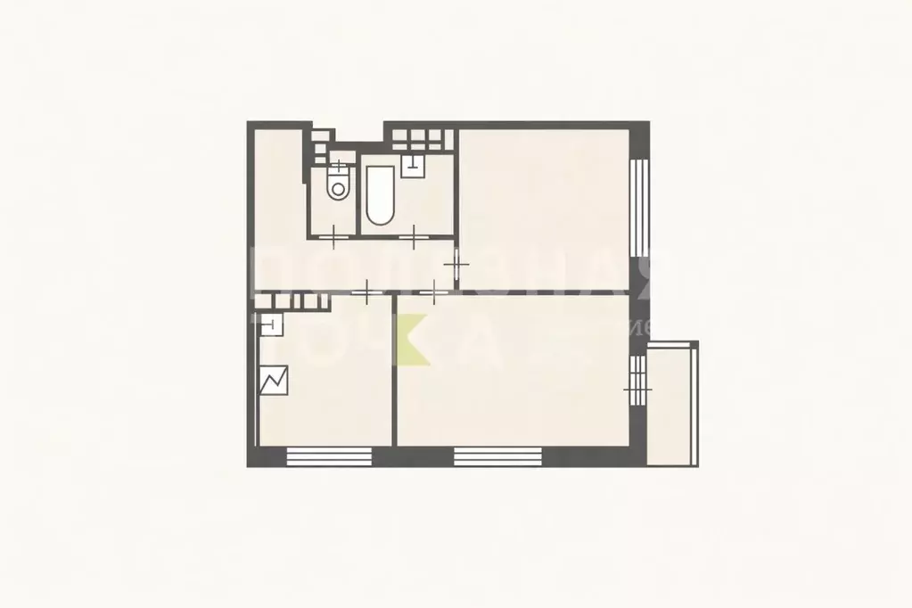 2-к кв. Москва 16-я Парковая ул., 12 (55.2 м) - Фото 2