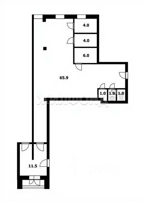 Торговая площадь в Новосибирская область, Новосибирск Плановая ул., 50 ... - Фото 1