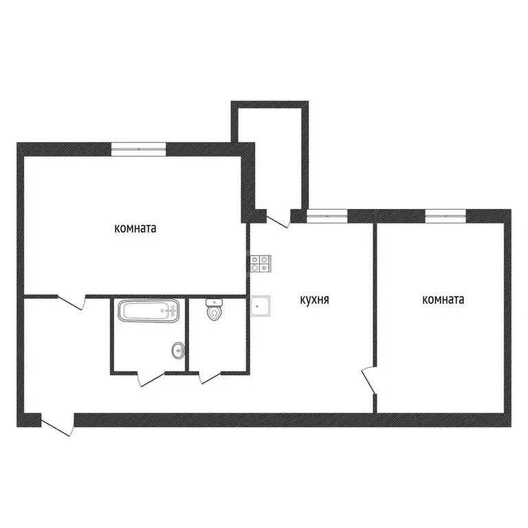 2-комнатная квартира: Кириши, Плавницкий бульвар, 2 (58.6 м) - Фото 1