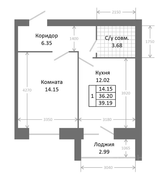 1-к кв. Ярославская область, Ярославль Северный жилрайон, 15-й мкр, ... - Фото 1