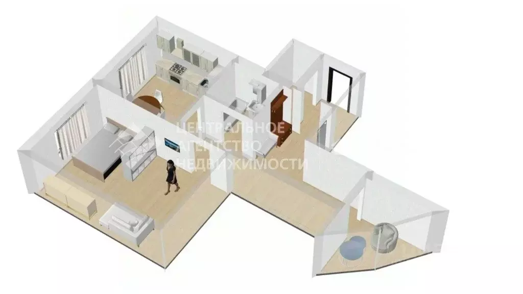 1-к кв. Рязанская область, Рязань ул. Маяковского, 49 (54.1 м) - Фото 2