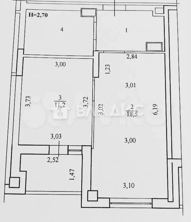 2-к. квартира, 40,5 м, 2/10 эт. - Фото 0