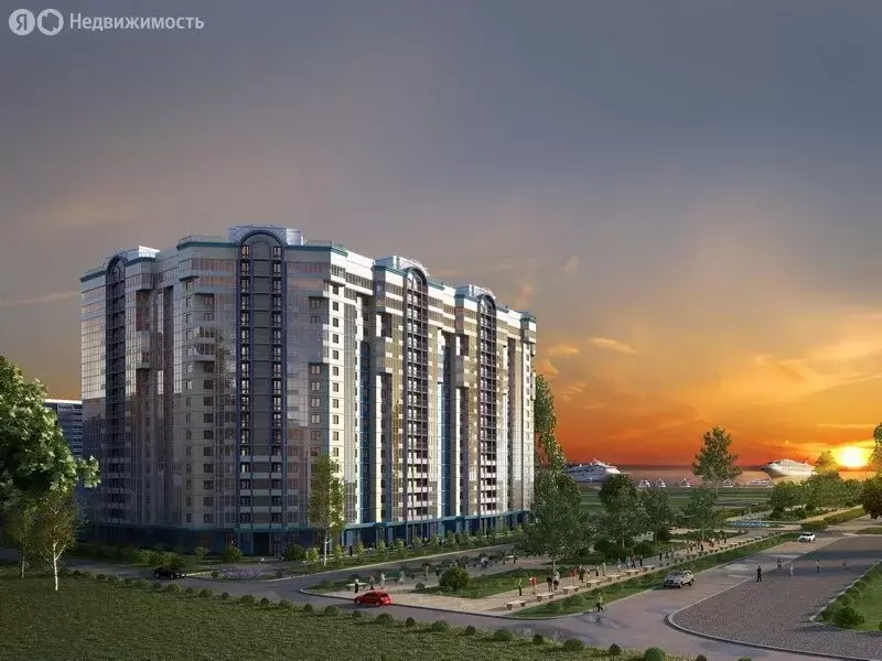 Квартира-студия: Санкт-Петербург, бульвар Александра Грина, 2к1 (23 м) - Фото 1