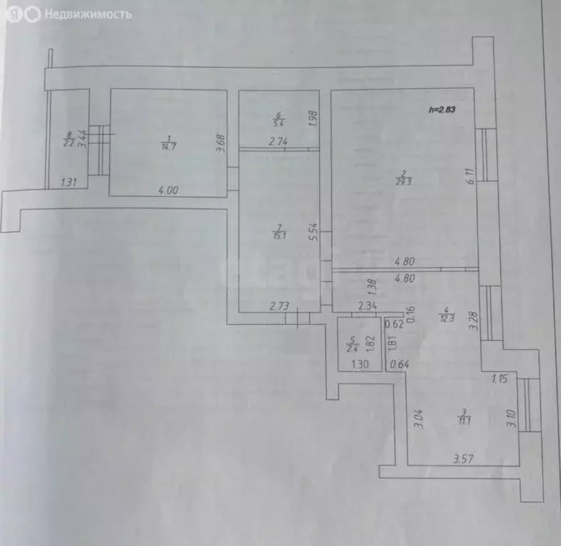 2-комнатная квартира: Казань, Чистопольская улица, 71А (90.3 м) - Фото 1