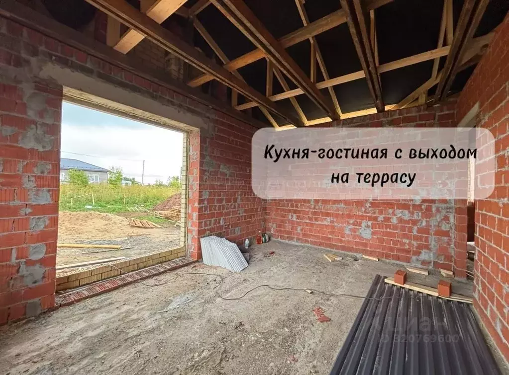 Дом в Татарстан, Высокогорский район, с. Усады ул. Арбузова (90 м) - Фото 1