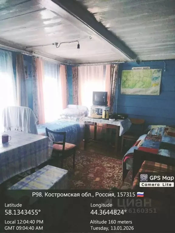 Дом в Костромская область, Мантуровский муниципальный округ, д. Угоры ... - Фото 1