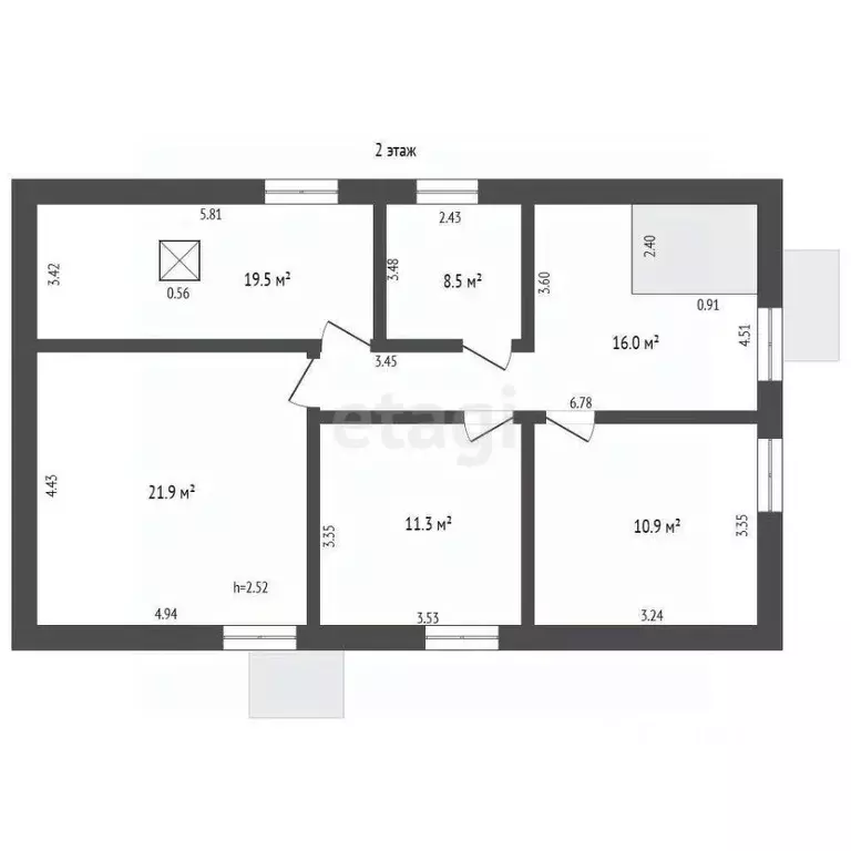 Дом в Калужская область, Калуга Подгорная ул., 1 (188 м) - Фото 2