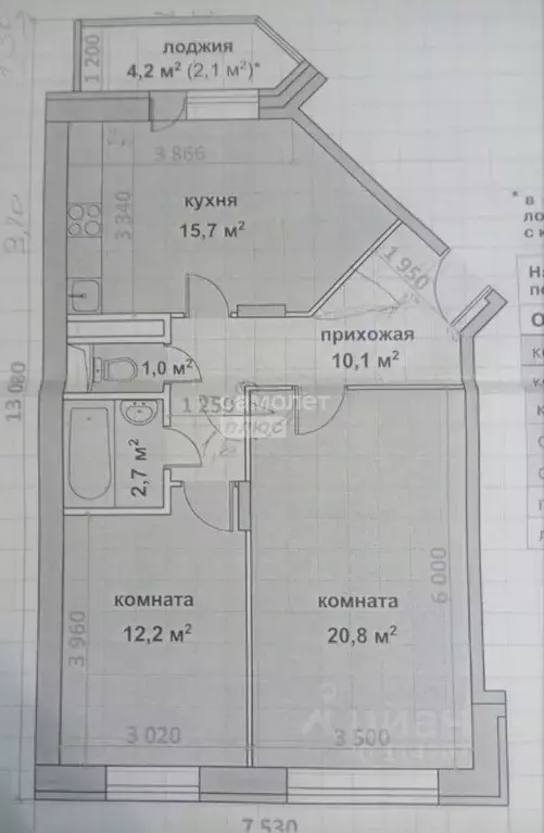 2-к кв. Московская область, Красногорск Опалиха мкр, ул. Алексеевская, ... - Фото 2