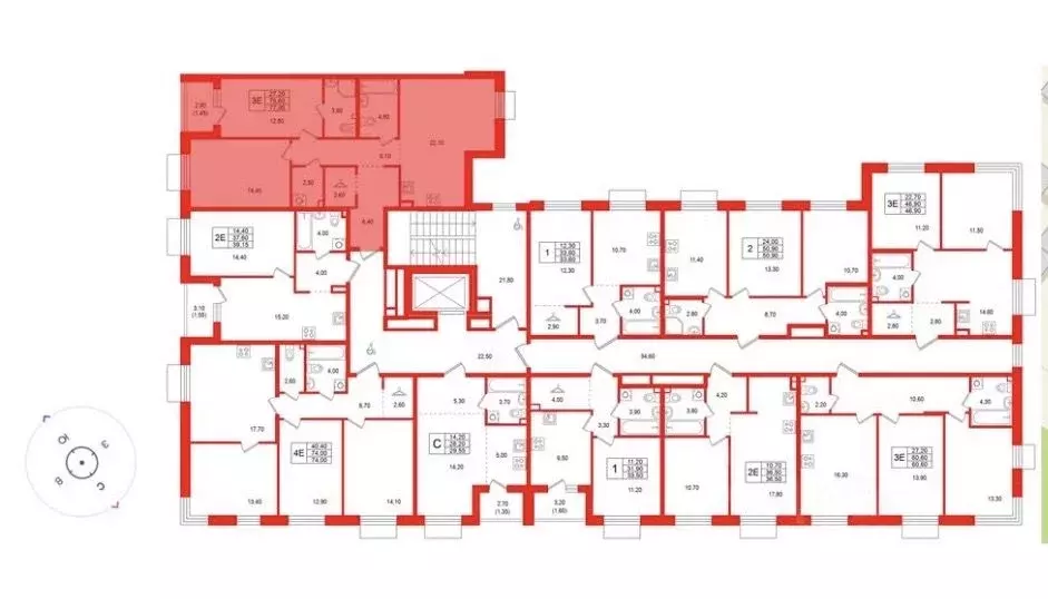 2-к кв. Санкт-Петербург, Санкт-Петербург, Сестрорецк Авиационная ул., ... - Фото 2
