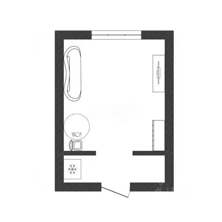 Комната Смоленская область, Смоленск ул. Ломоносова, 9 (13.3 м) - Фото 2