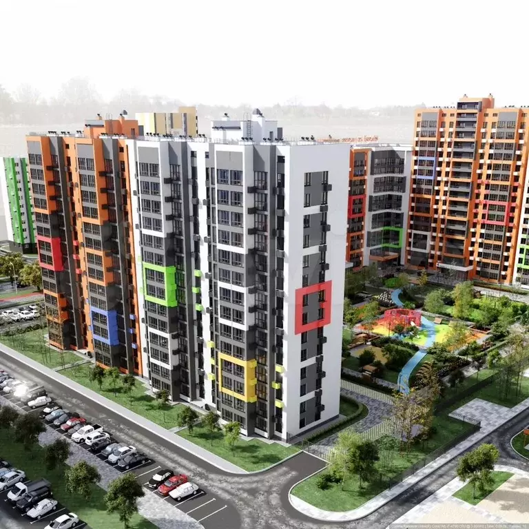 Квартира-студия, 33,3 м, 1/16 эт. - Фото 1