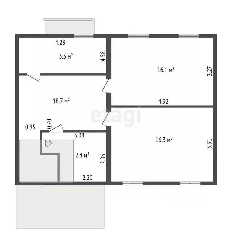 Дом в Санкт-Петербург, Санкт-Петербург, Павловск Славяночка-3 СНТ, ул. ... - Фото 2