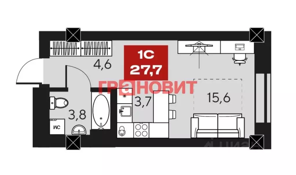 Помещение свободного назначения в Новосибирская область, Новосибирск ... - Фото 1