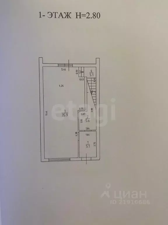 Дом в Калининградская область, Зеленоградск Зеленая ул., 25 (110 м) - Фото 2