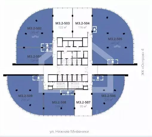 Помещение свободного назначения в Москва ул. Нижние Мневники, 1 (441 ... - Фото 2