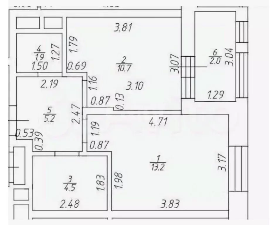 1-к кв. Татарстан, Казань ул. Рашита Салахова, 2к1 (42.4 м) - Фото 2