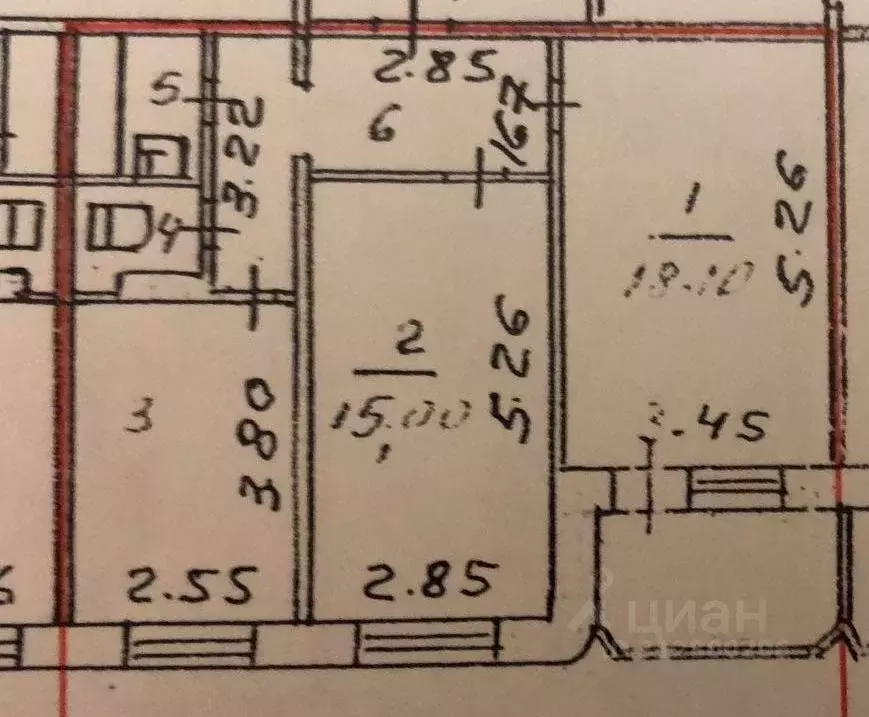 2-к кв. Чувашия, Чебоксары ул. Константина Иванова, 81 (58.0 м) - Фото 1