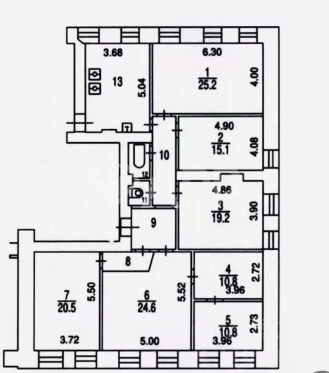 Помещение свободного назначения в Москва Елоховский проезд, 1 (160 м) - Фото 1