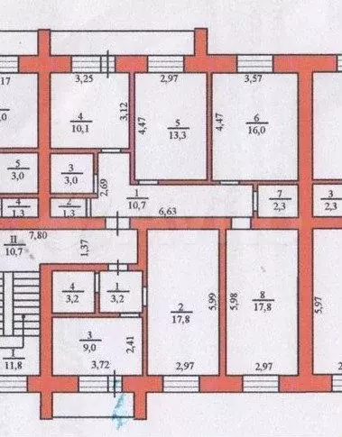 3-к. квартира, 77,6 м, 3/3 эт. - Фото 1