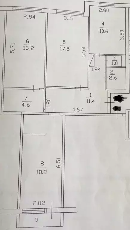 Продаётся 3-к квартира, 83.3 м - Фото 1