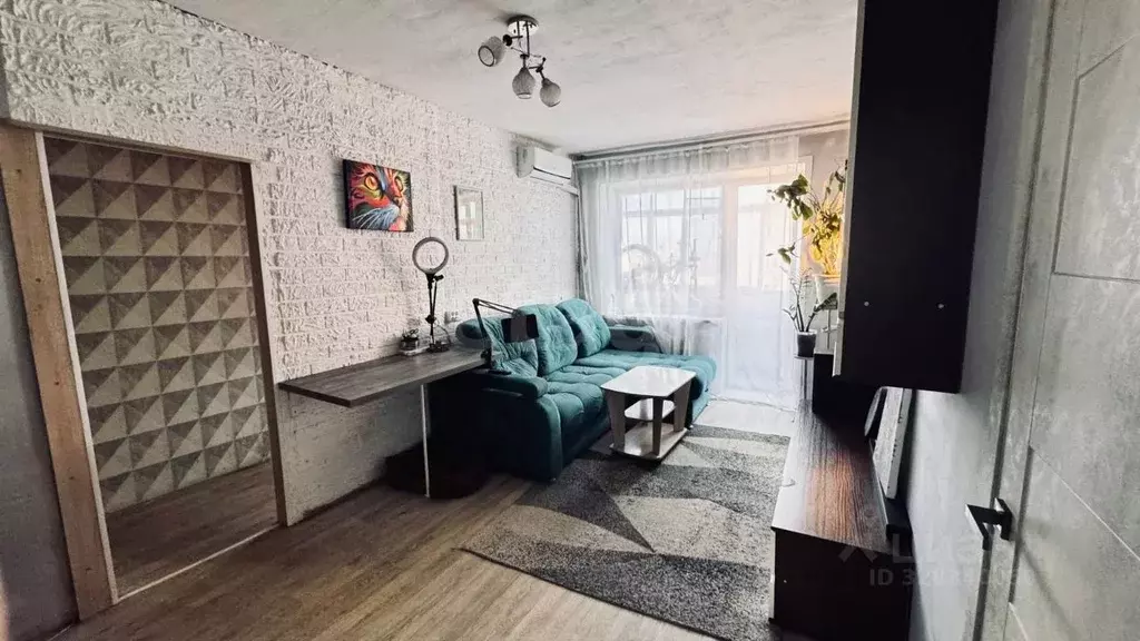 2-к кв. Омская область, Омск Московка мкр, ул. Ишимская, 20 (42.9 м) - Фото 1