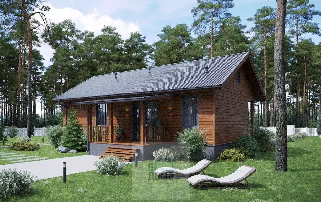 Дом в Томская область, Томский район, д. Кисловка ул. Еловая (78 м) - Фото 2