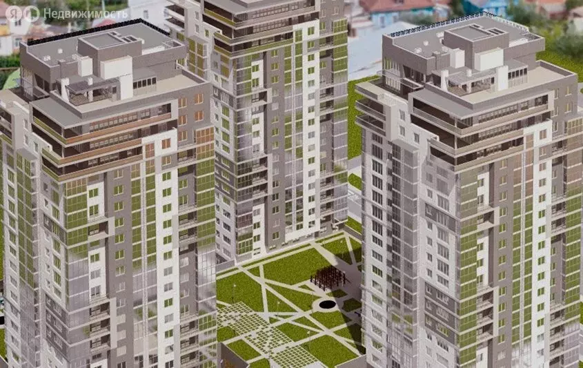 3-комнатная квартира: Казань, Комсомольская улица, 2 (73 м) - Фото 1