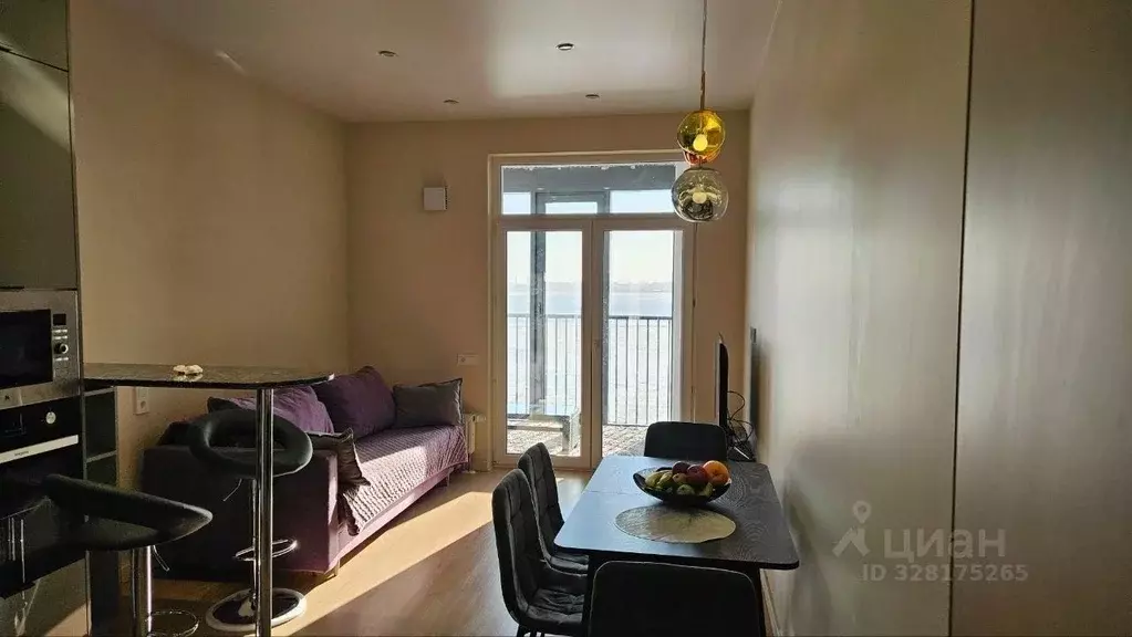 2-к кв. Санкт-Петербург наб. Миклухо-Маклая, 1к1 (67.3 м) - Фото 1