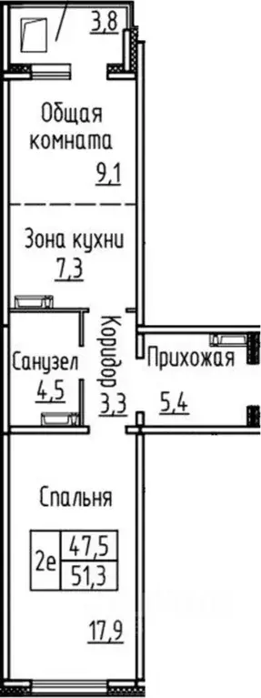 2-к кв. Новосибирская область, Новосибирский район, Мичуринский ... - Фото 0