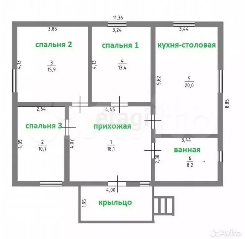 Дом 90,7 м на участке 6 сот. - Фото 0