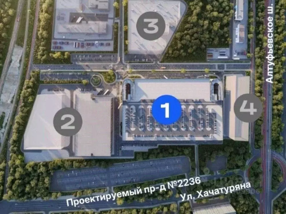 Склад в Москва Алтуфьевское ш., 27АС2 (1197 м) - Фото 1