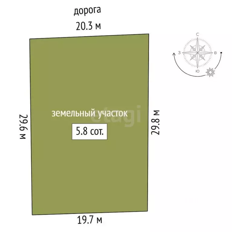 Участок в Ростовская область, Батайск Весна ДНТ, ул. 21-й Проезд (5.81 ... - Фото 2