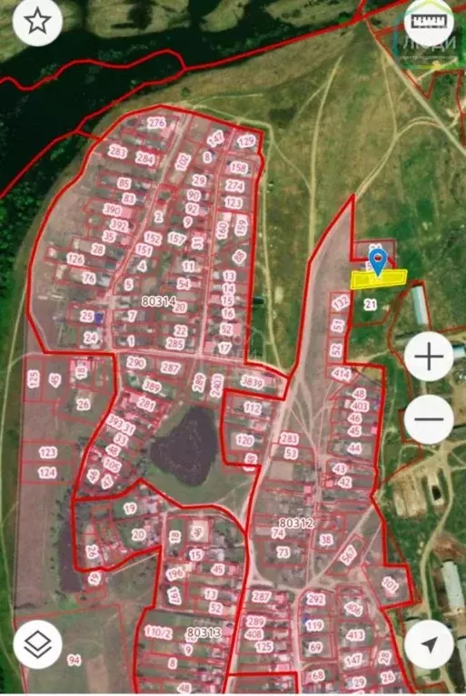 Участок в Рязанская область, Рязанский район, Заокское с/пос, с. ... - Фото 1