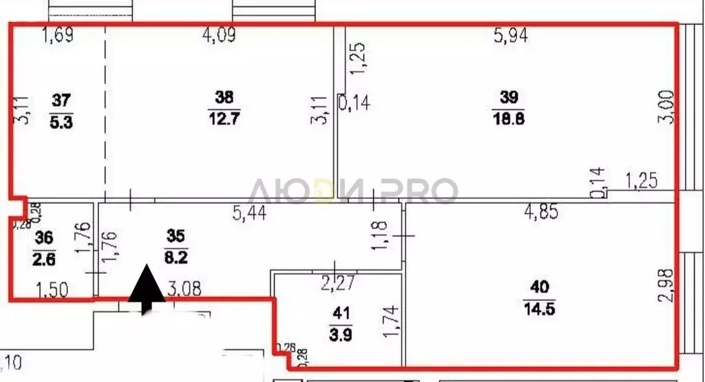 3-комнатная квартира: Уфа, улица Ивана Спатара, 3 (66 м) - Фото 1